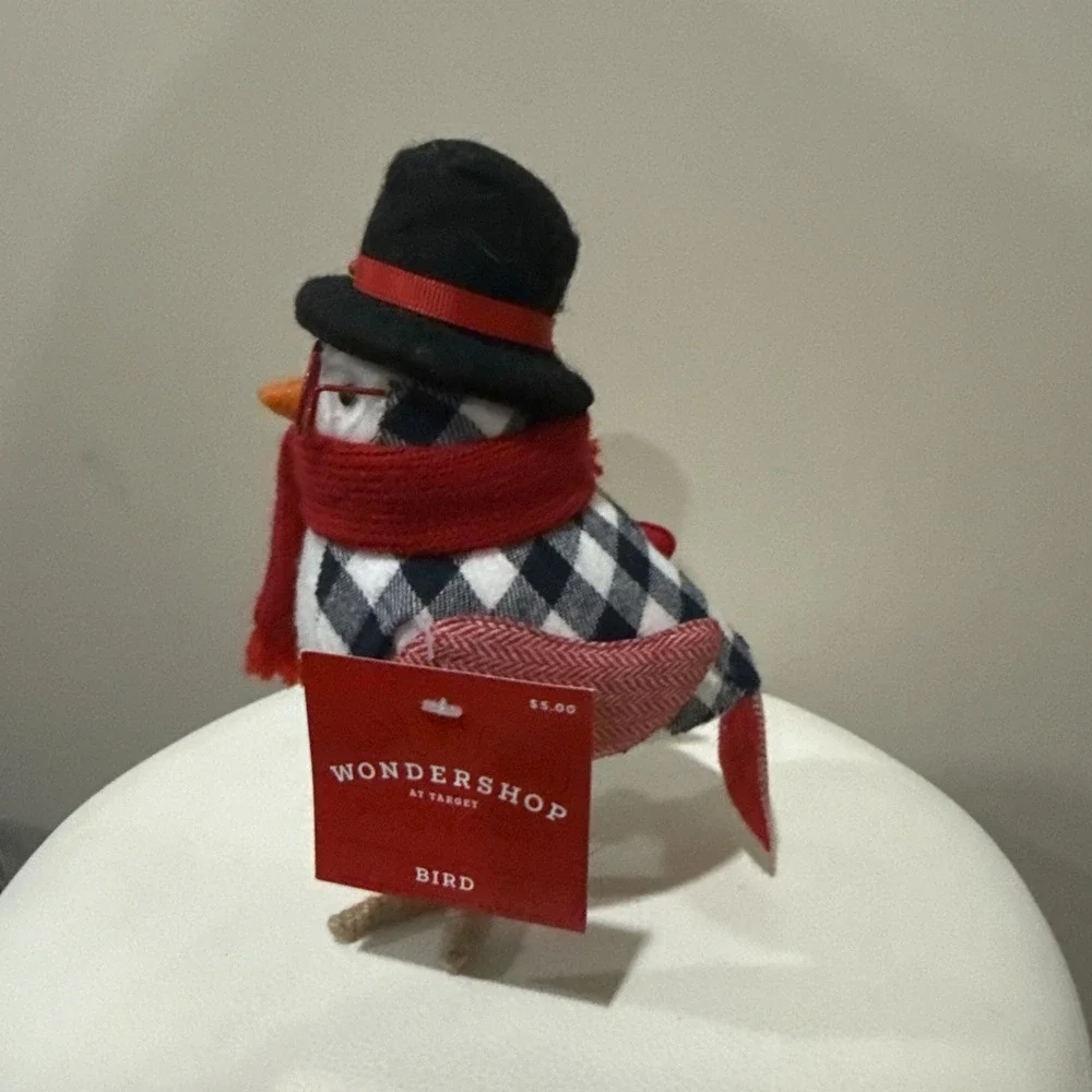 Target Wondershop 2019 Featherly Friends DAWKINS Christmas Fabric Bird